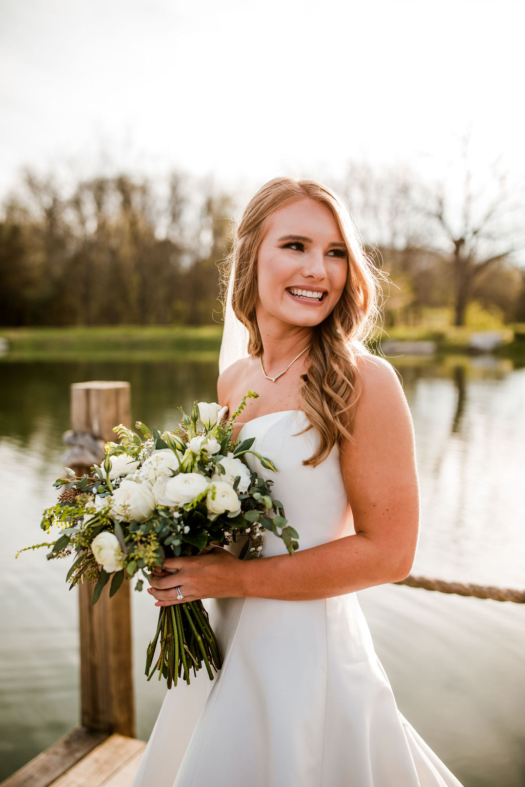 Bridal Portrait: Beautiful Graystone Quarry Wedding featured on Nashville Bride Guide!