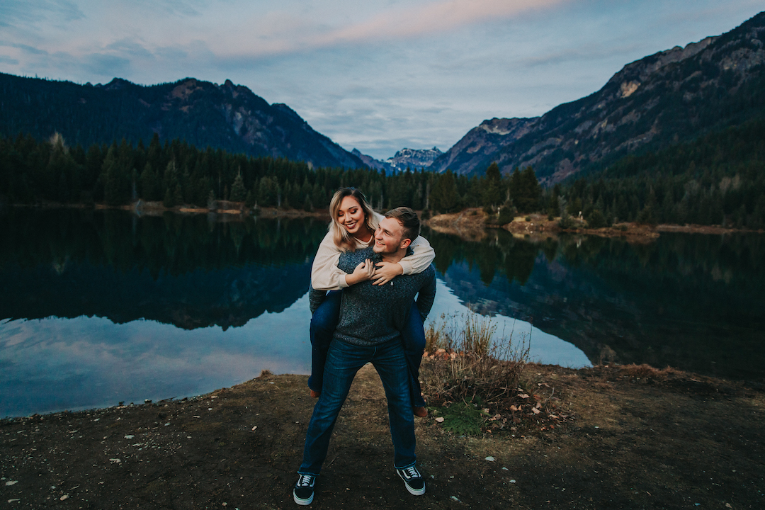 Mountain Engagement Photos featured on Nashville Bride Guide