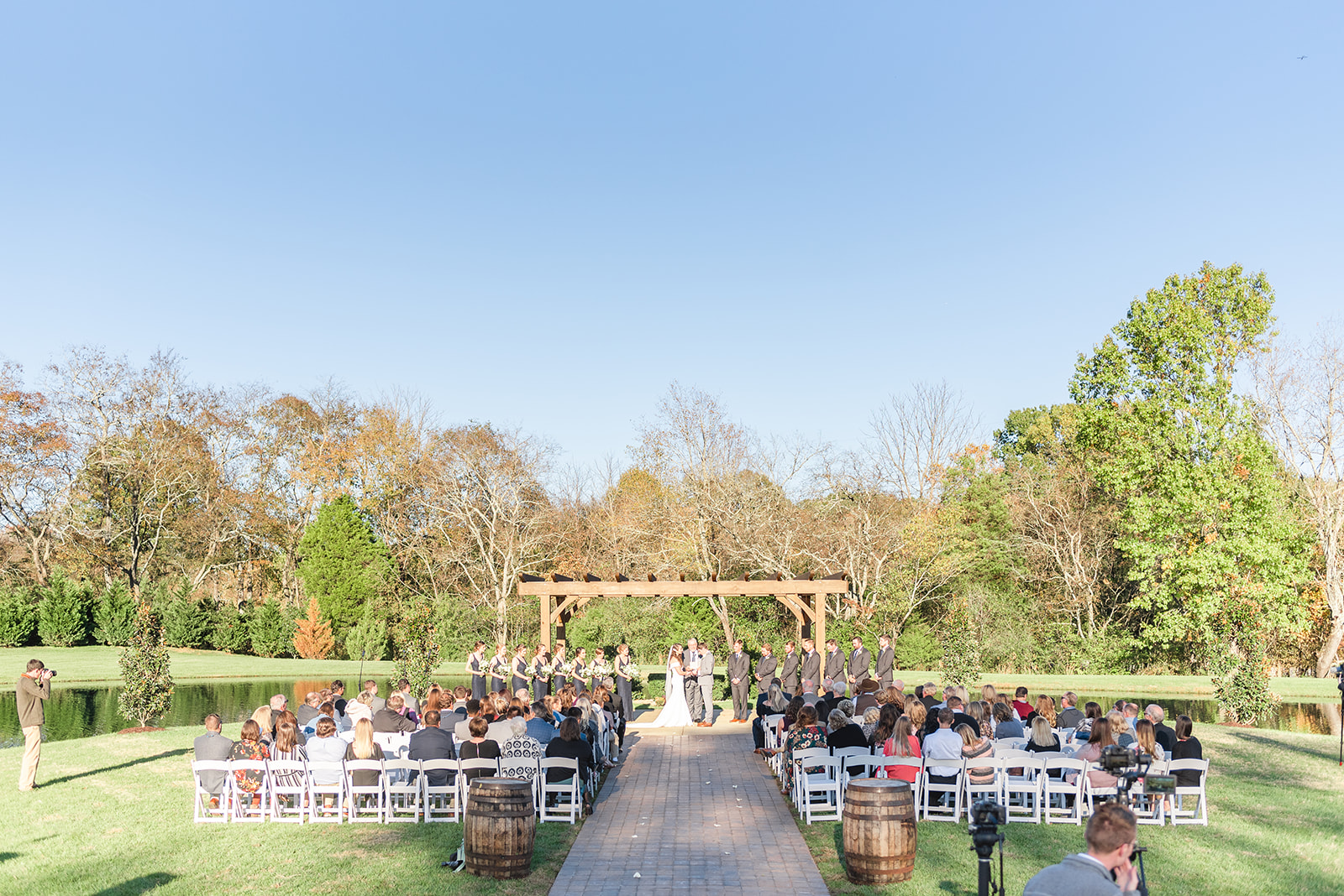 Outdoor wedding ceremony: Wedding Updo Inspiration: Brittany Jayde Photography featured on Nashville Bride Guide