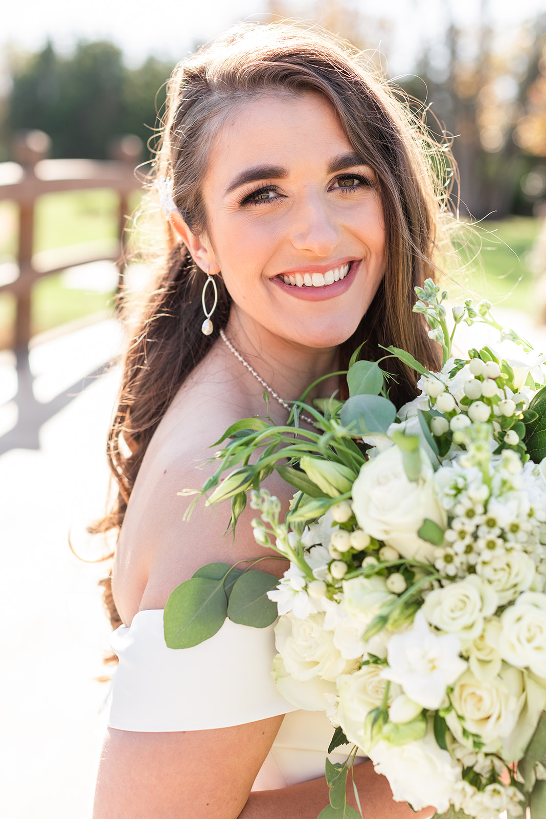 Bridal portrait: Timeless Fall Wedding at The Barn at Sycamore Farms