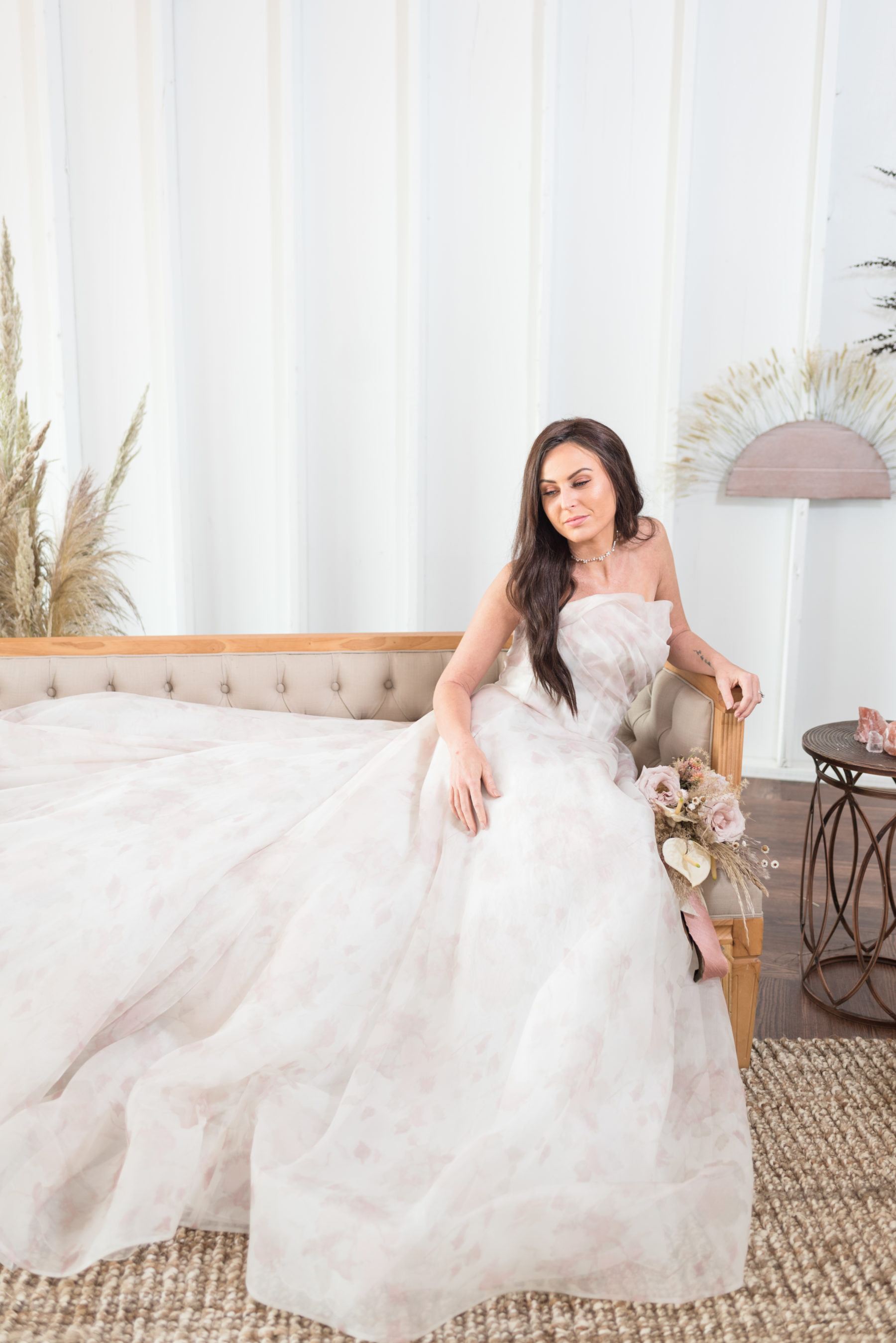 Organic Blush Wedding Inspiration captured by Mandy Liz Photography