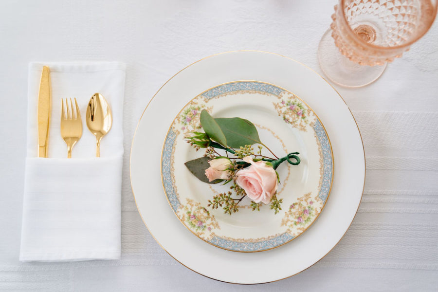 Wedding Place Setting Styled Shoot with The Wedding Plate featured on Nashville Bride Guide