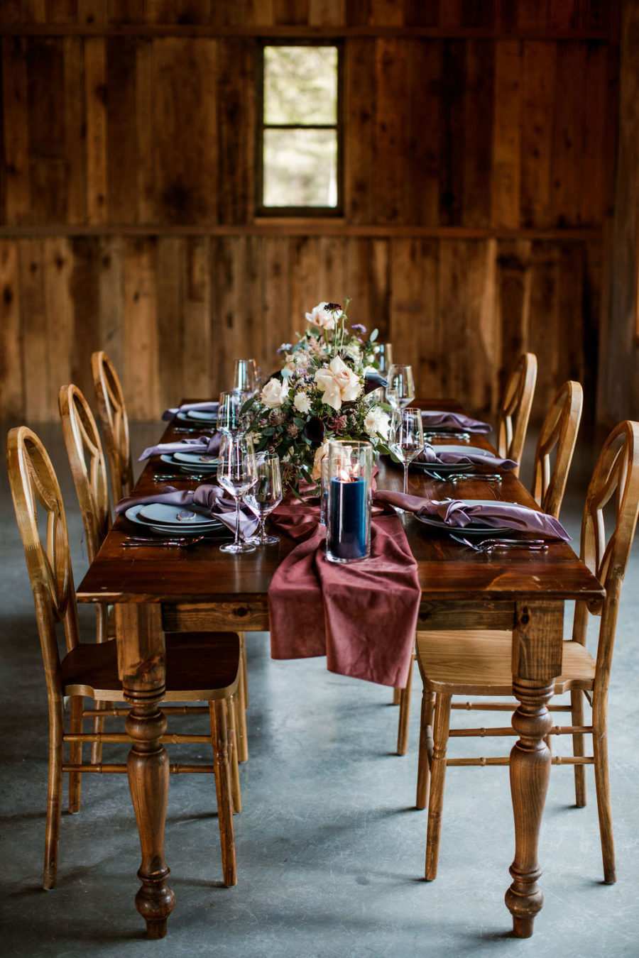 Southern Events Rentals wedding decor: Moody Spring Styled Shoot and Cedarmont Farm featured on Nashville Bride Guide