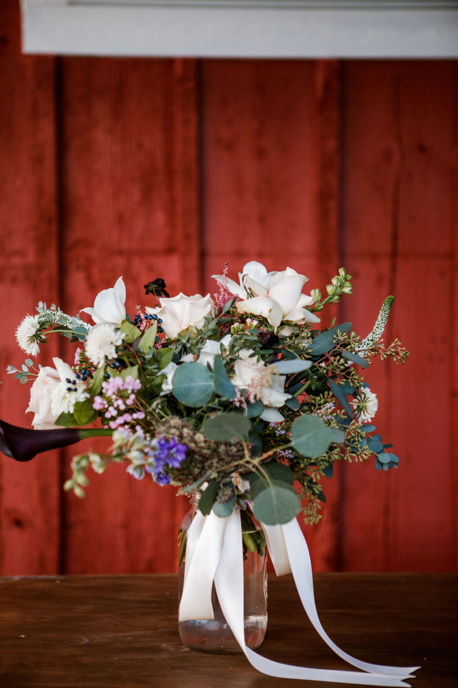 Spring wedding bouquet: Moody Spring Styled Shoot and Cedarmont Farm featured on Nashville Bride Guide