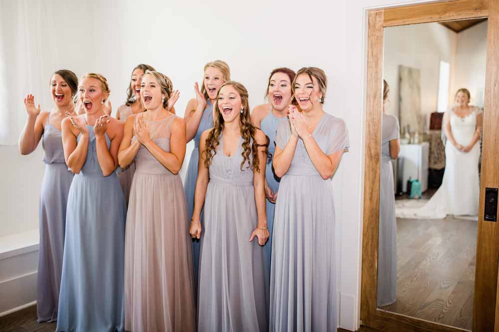 Pastel Bridesmaid Dresses: Fall Graystone Quarry Wedding featured on Nashville Bride Guide