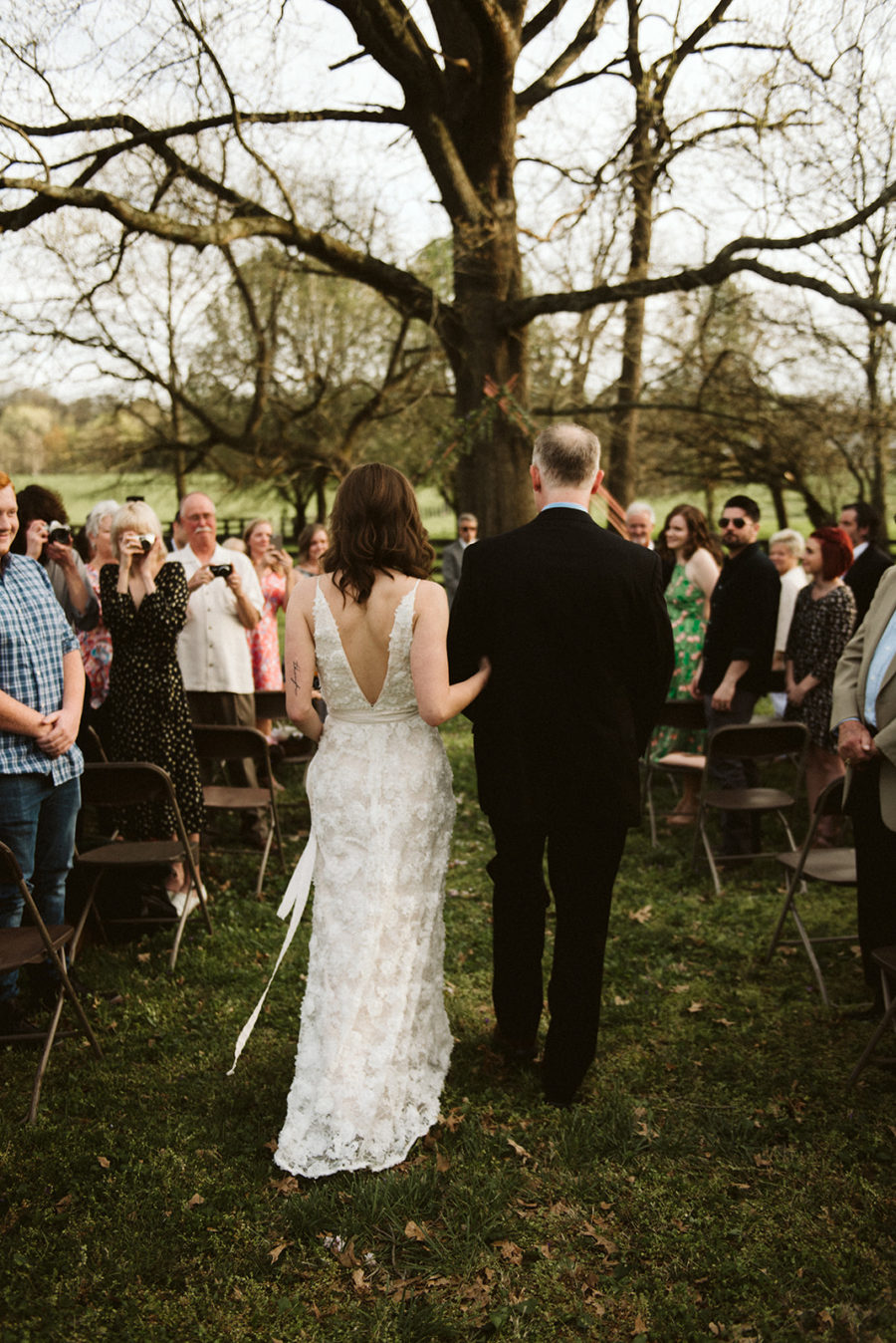 Intimate Spring Wedding at Private Residence featured on Nashville Bride Guide