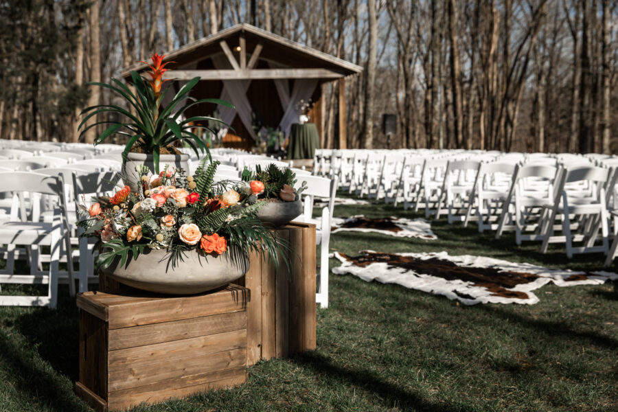 Wedding ceremony inspiration, Western Inspired Wedding by Laurie D'Anne Events featured on Nashville Bride Guide
