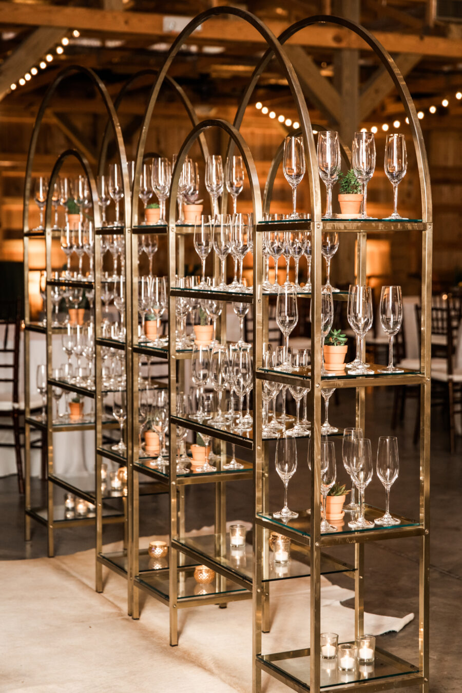 Wedding champagne bar: Western Inspired Wedding by Laurie D'Anne Events featured on Nashville Bride Guide