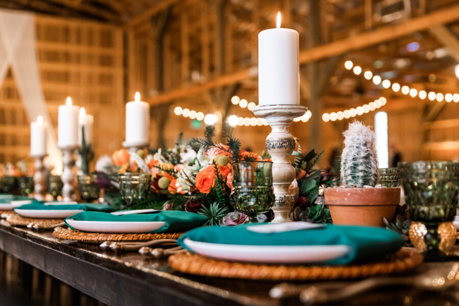 Wedding tablescape; Desert Wedding Ideas featured on Nashville Bride Guide