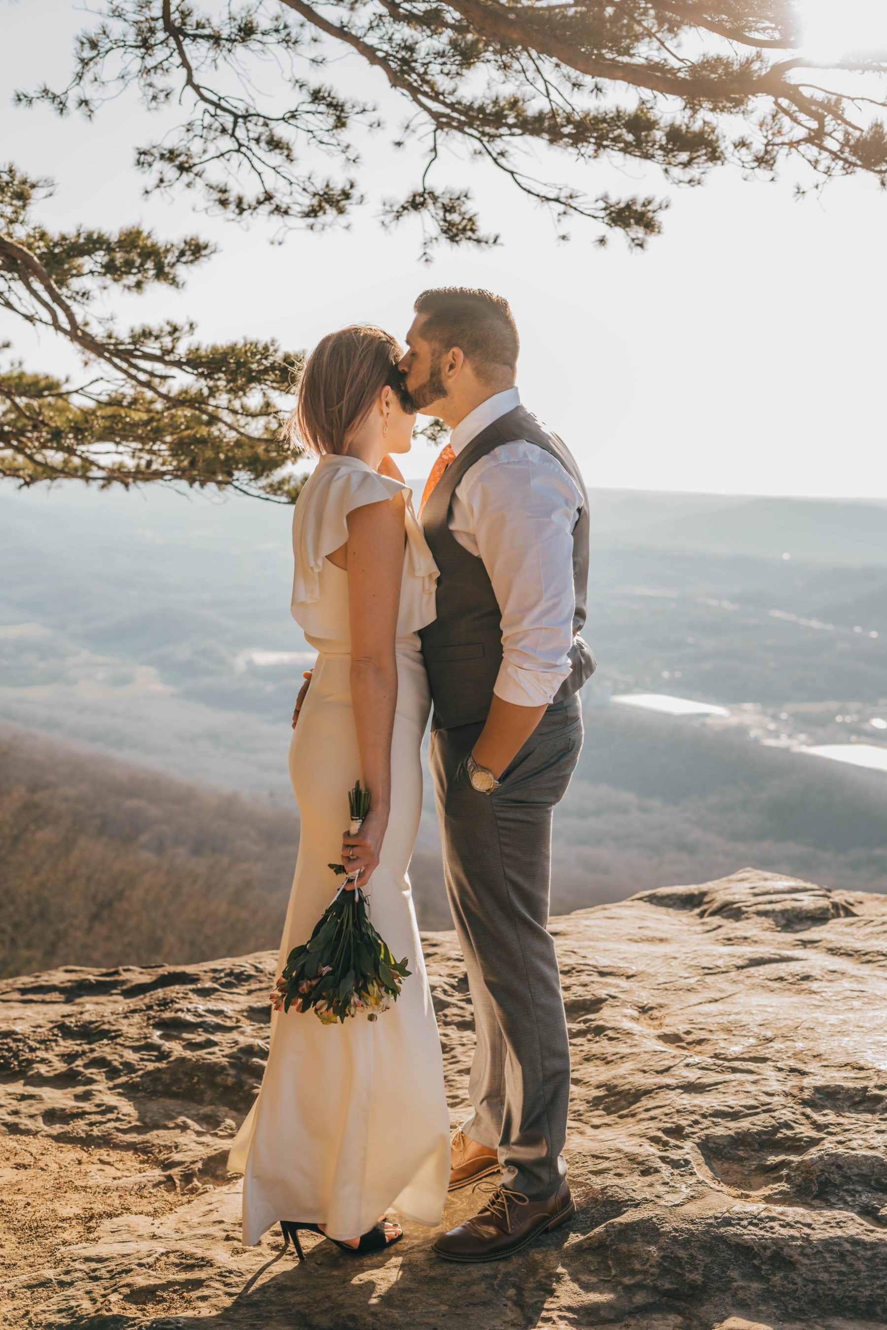 Mountaintop Elopement featured on Nashville Bride Guide