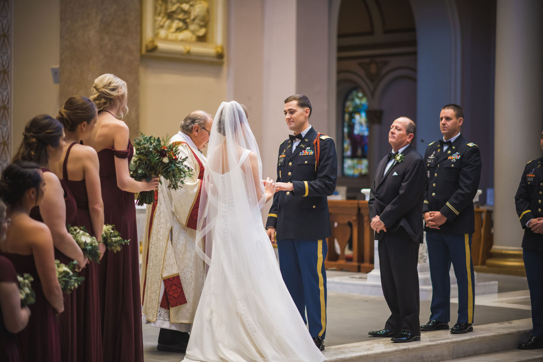 Military Nashville wedding featured on Nashville Bride Guide