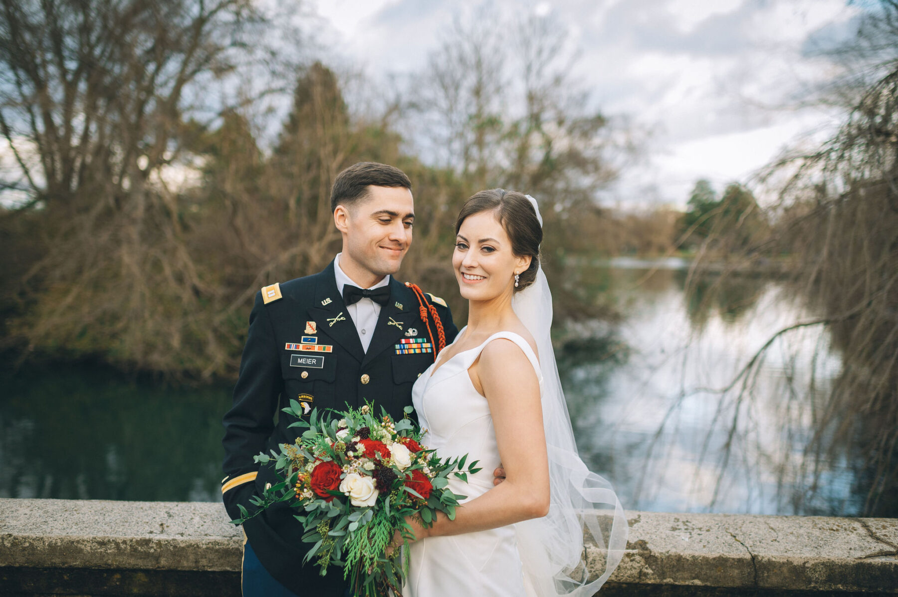 Military Nashville wedding featured on Nashville Bride Guide