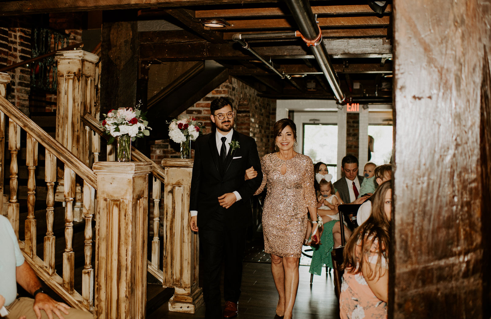 Wedding ceremony photography: Romantic Nashville Wedding at The Bedford featured on Nashville Bride Guide