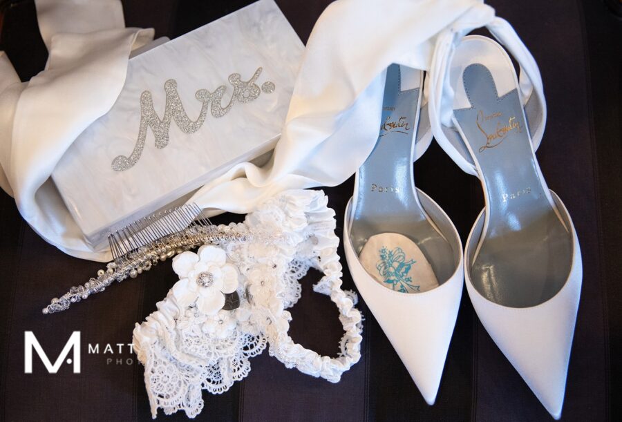 Louboutin bridal shoes: Floral Filled Luxurious Wedding by LMA Designs featured on Nashville Bride Guide