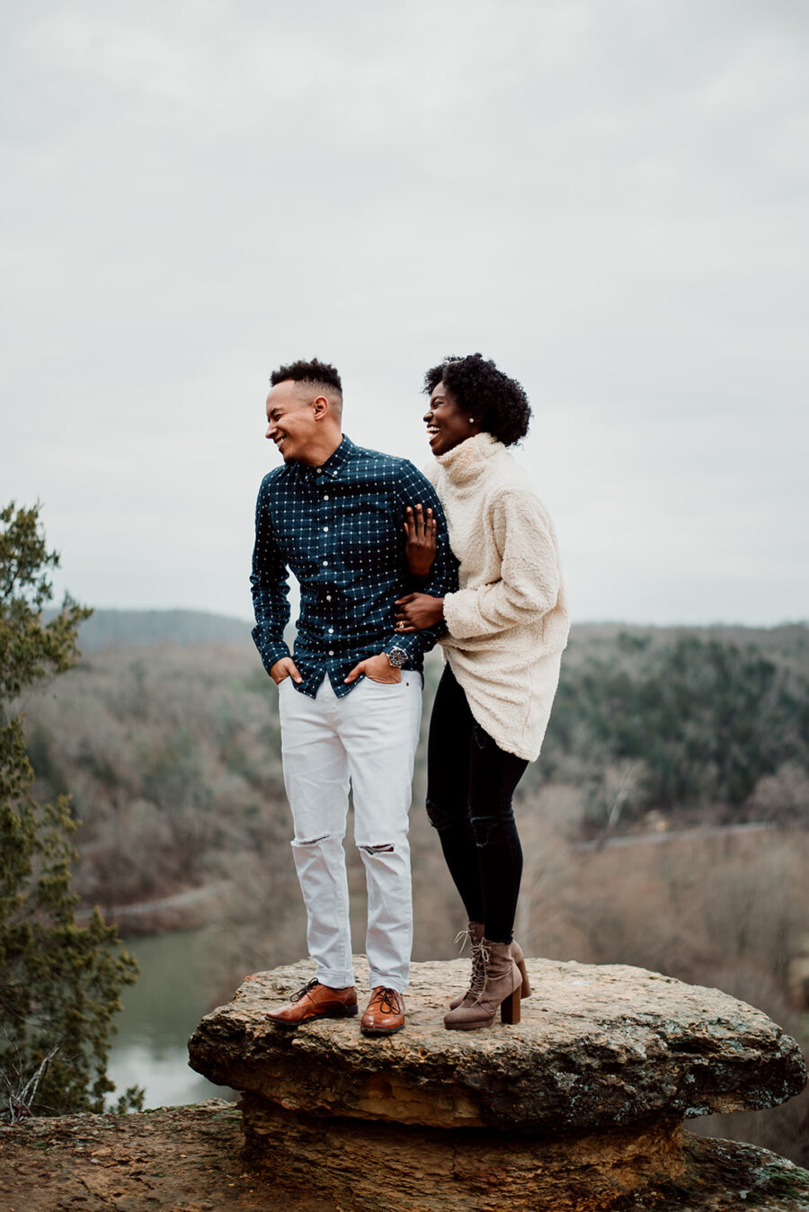 Hip Engagement Session by Foxtail Photography featured on Nashville Bride Guide