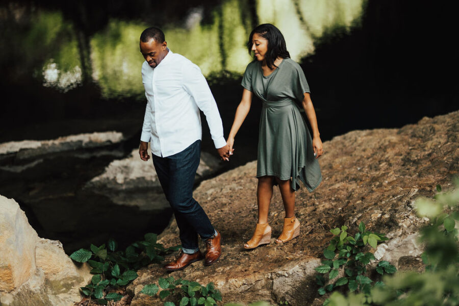 Romantic Engagement Session by Jessica Travis Photography featured on Nashville Bride Guide