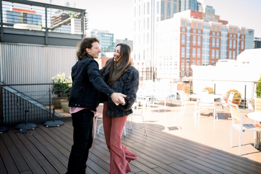 Super Cute Downtown Nashville Photo Session from CMS Photography featured on Nashville Bride Guide