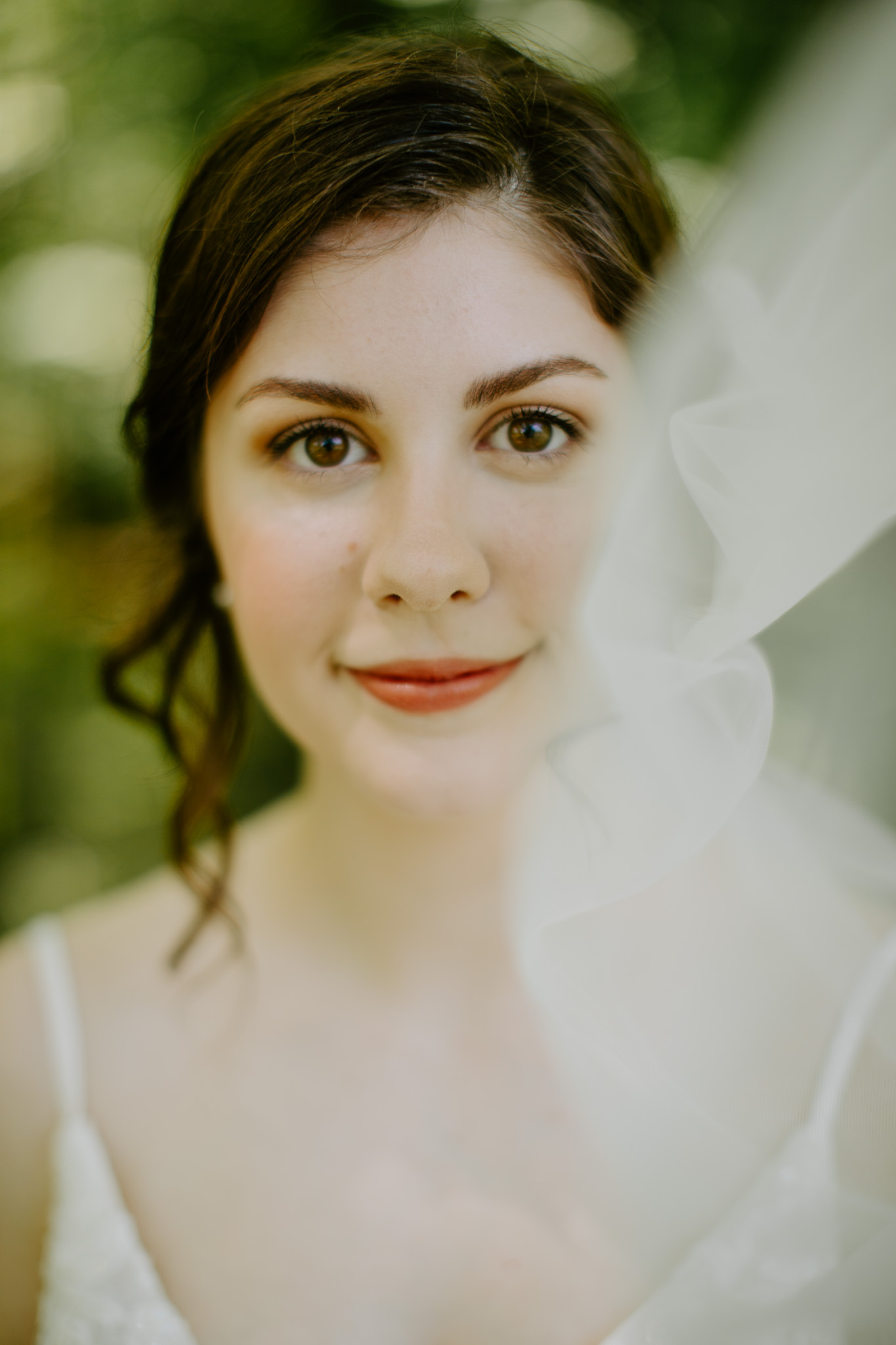 Bridal portrait: Vibrant Summer Wedding at Sinking Creek Farm featured on Nashville Bride Guide