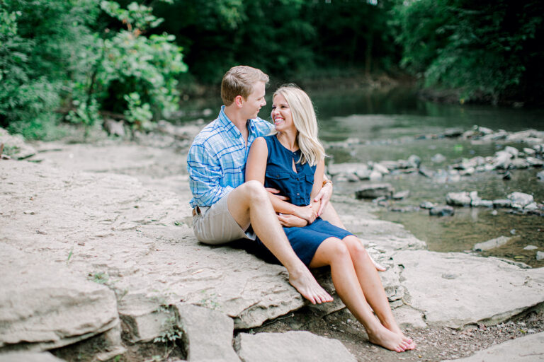 Scenic Outdoor Franklin Engagement Session - Nashville Bride Guide