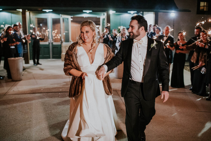 Wedding exit ideas: Timeless Loveless Barn Winter Wedding by Kendall Parsons featured on Nashville Bride Guide