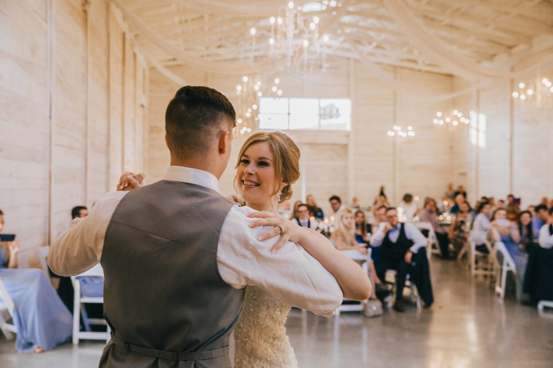 Wedding first dance: White Dove Barn Wedding by Grace Upon Grace Photography featured on Nashville Bride Guide