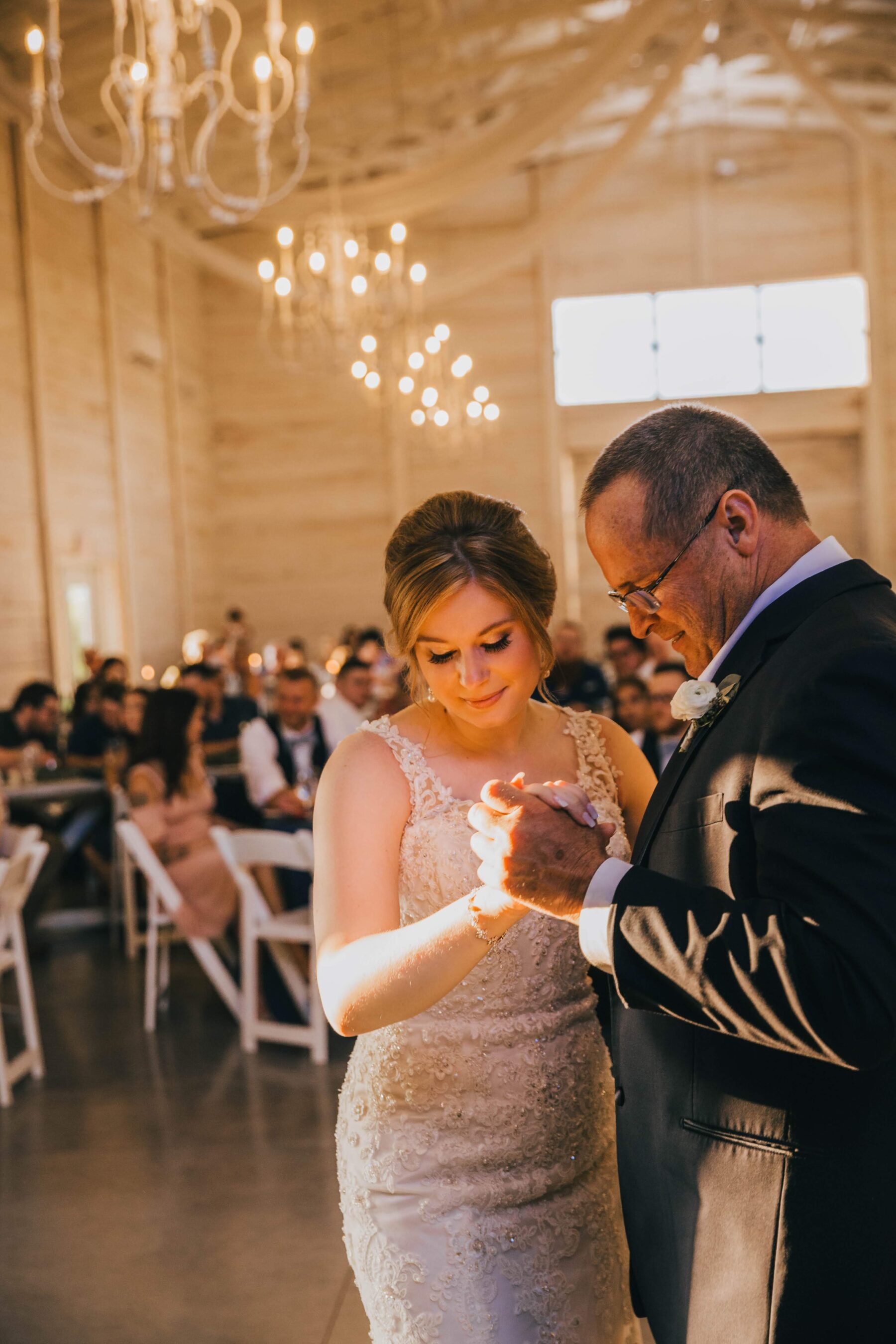 Father daughter dance: White Dove Barn Wedding by Grace Upon Grace Photography featured on Nashville Bride Guide