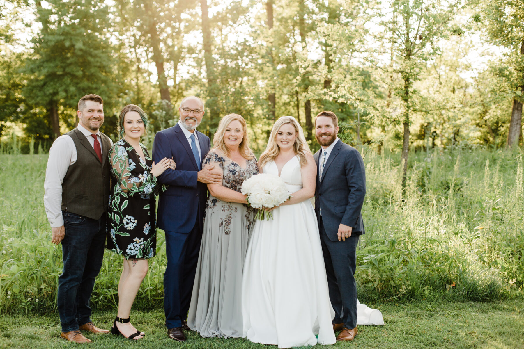 Small wedding at Long Hollows Garden with The Happy Campers featured on Nashville Bride Guide