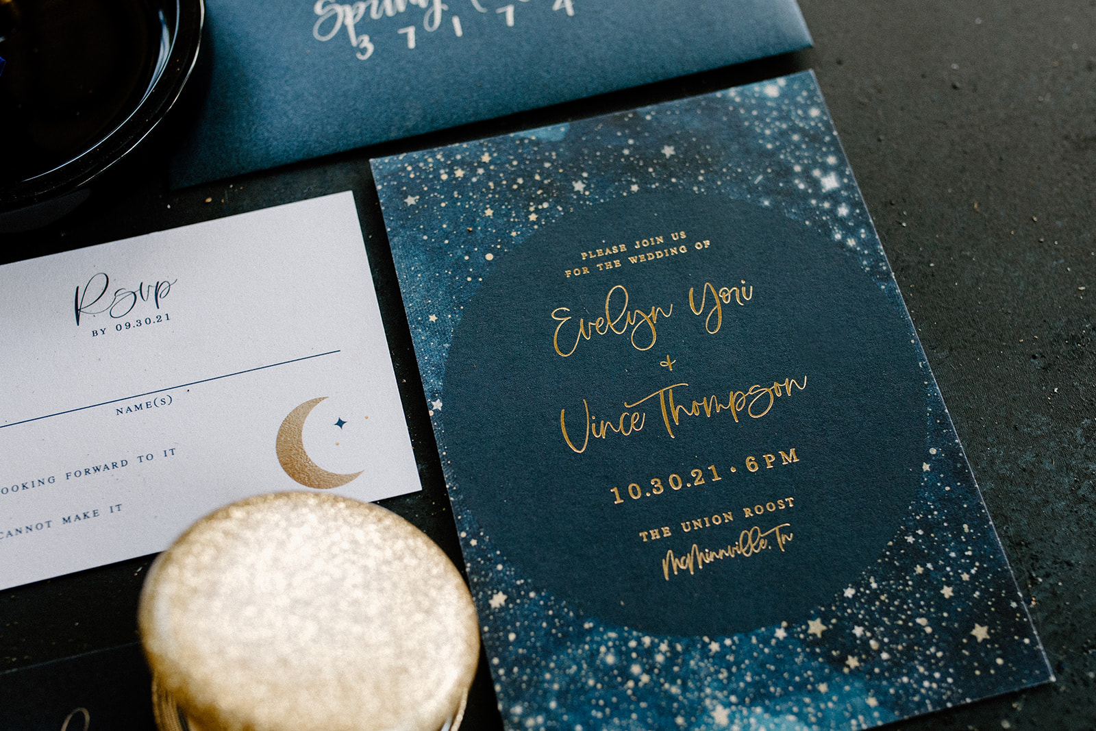 celestial wedding invitations