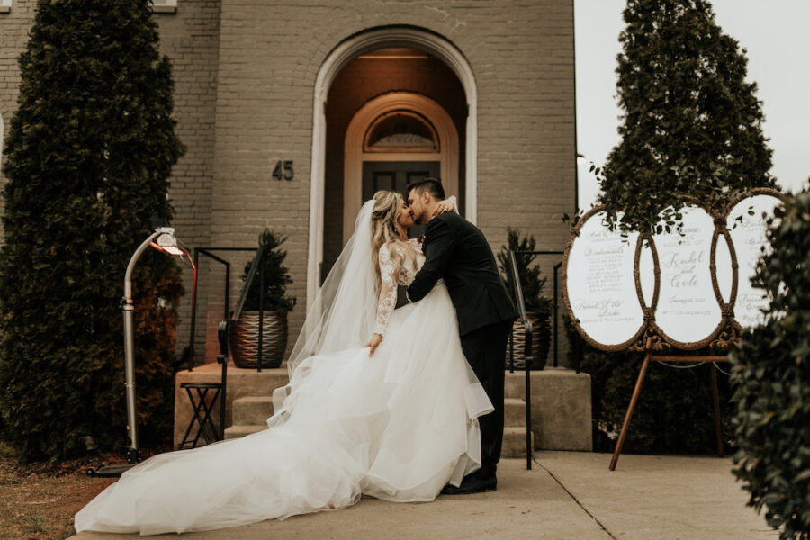 Moody Winter Wedding from Posh Occasions featured on Nashville Bride Guide