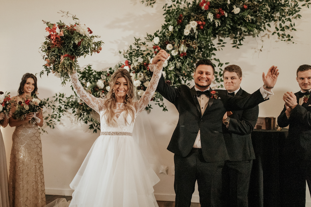 Moody Winter Wedding from Posh Occasions featured on Nashville Bride Guide
