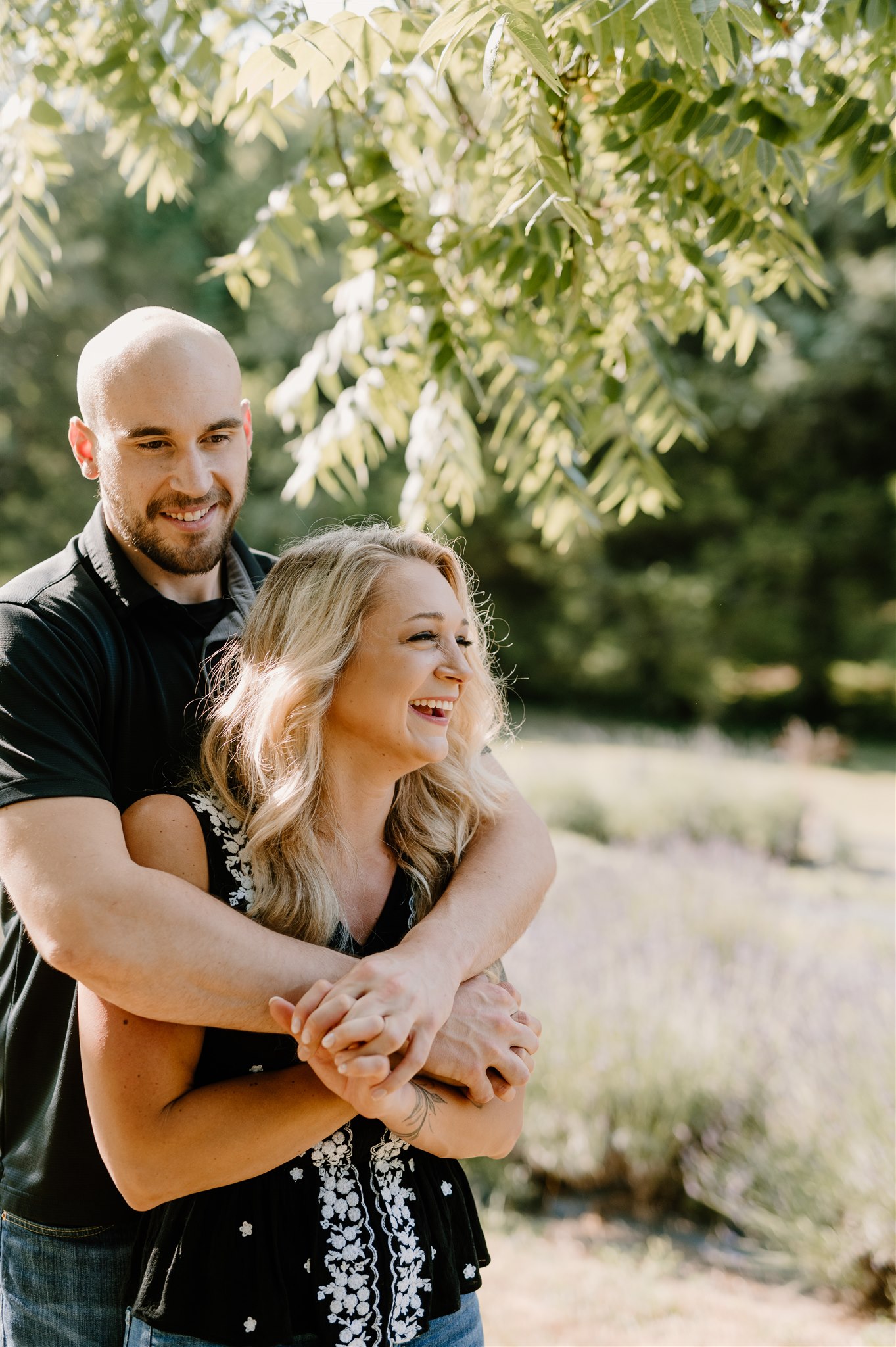 Scenic Engagement Session at Menkveld Farm captured by Sara Bill Photography