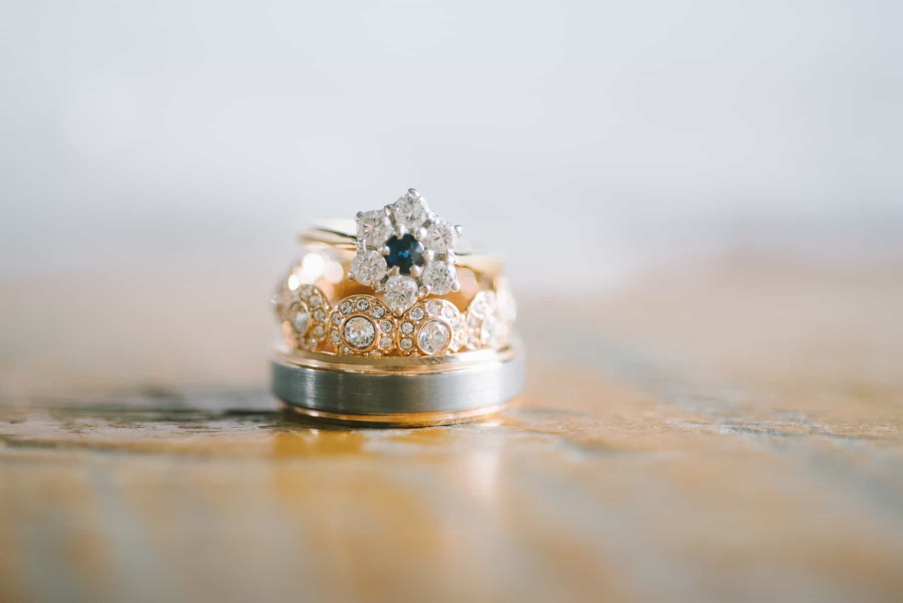 Blue diamond vintage engagement ring | Nashville Bride Guide
