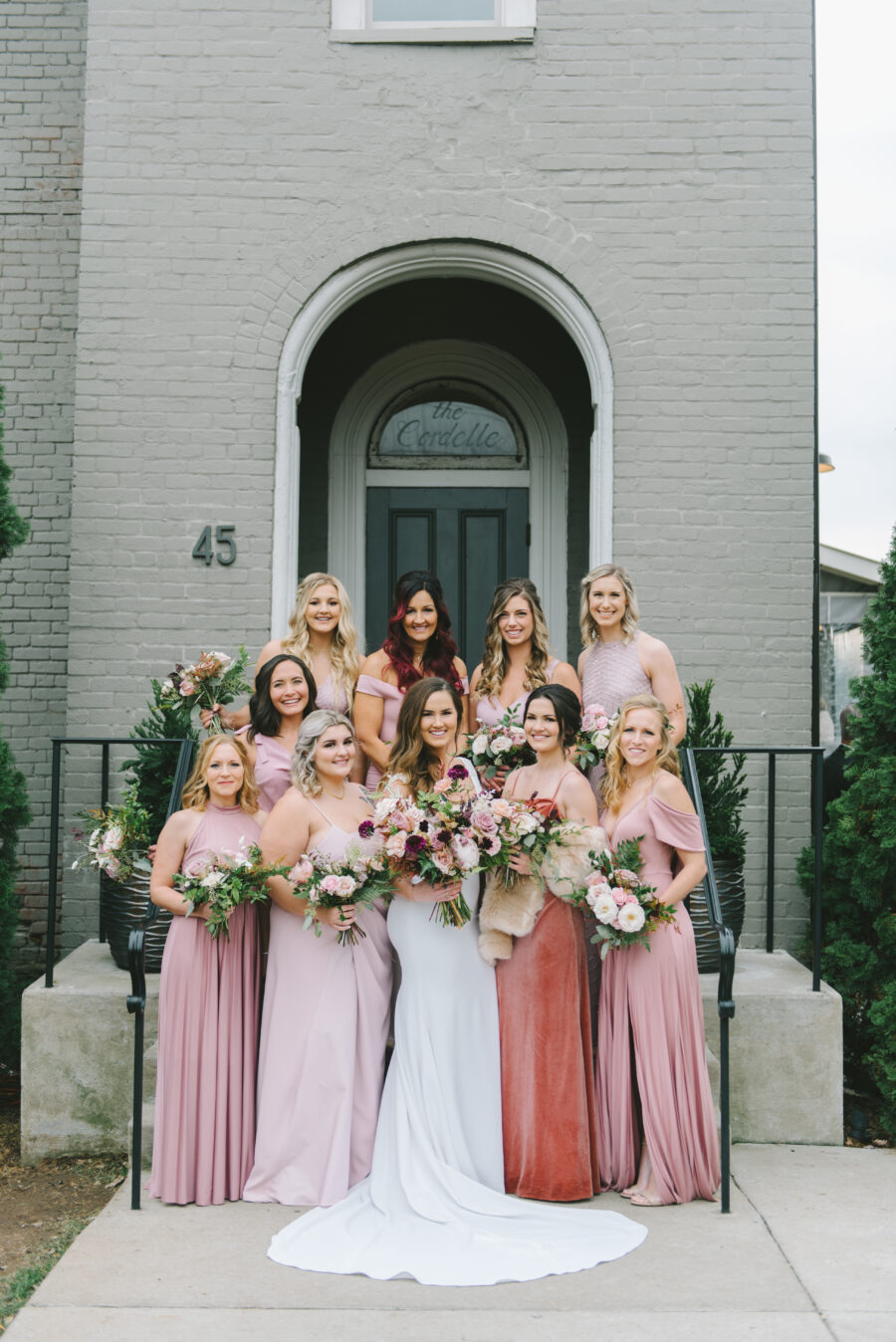 Shades of Pink Bridesmaid Dresses | Nashville Bride Guide
