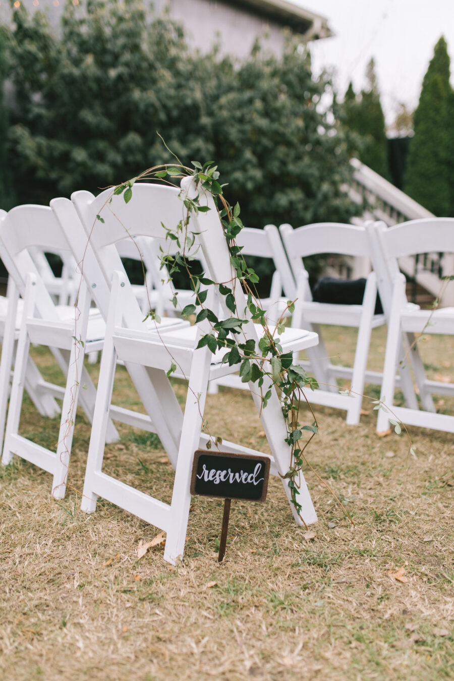 Reserved wedding ceremony sign | Nashville Bride Guide