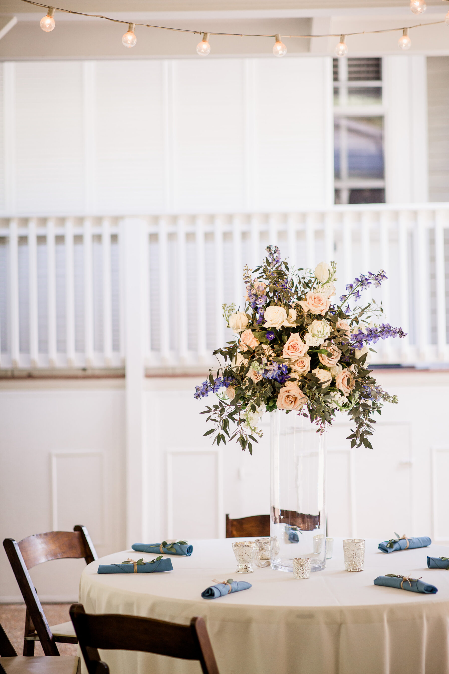 Tall floral wedding centerpieces by Enchanted Florist | Nashville Bride Guide