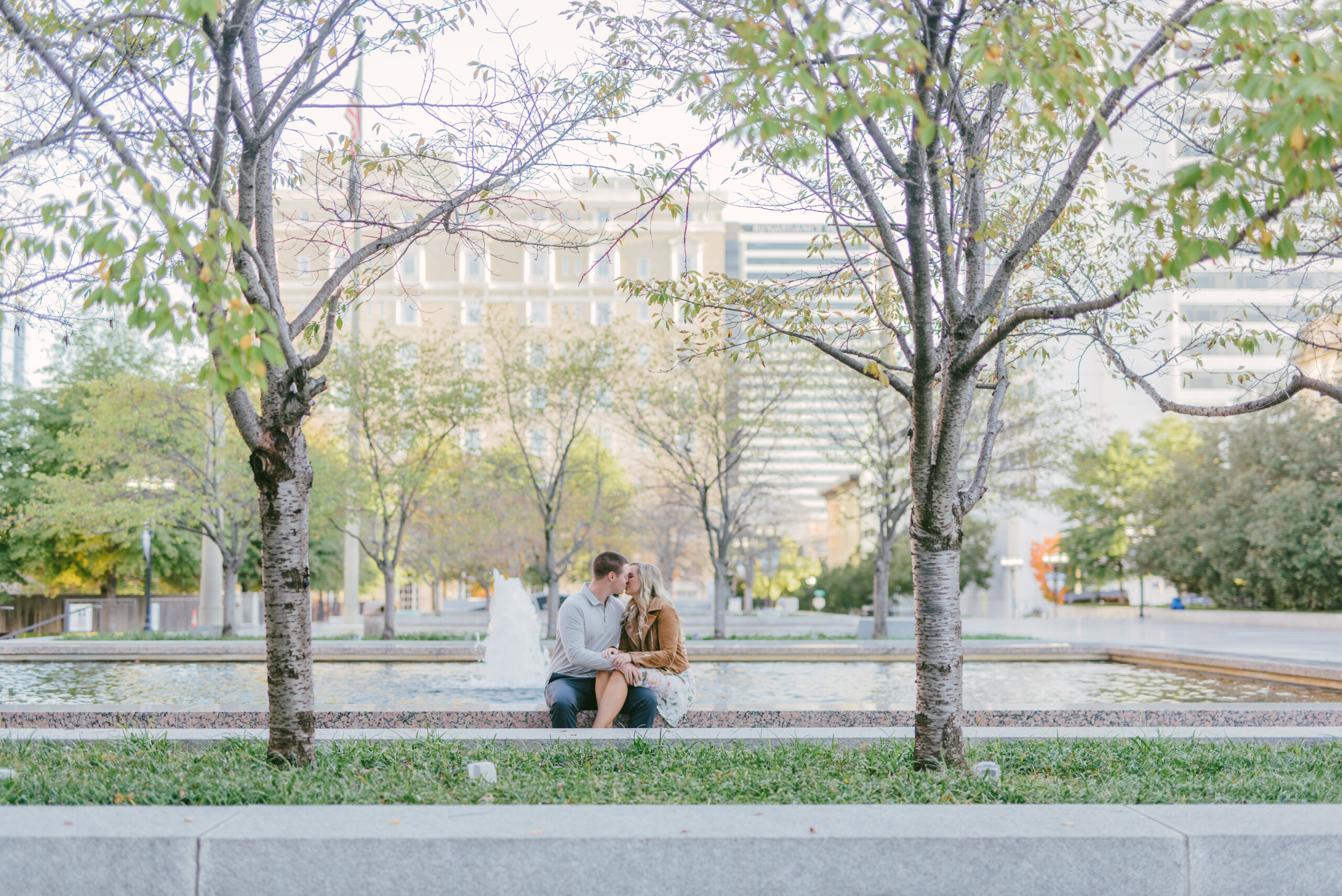 Cute & Casual Nashville Engagement Session in the Heart of the City