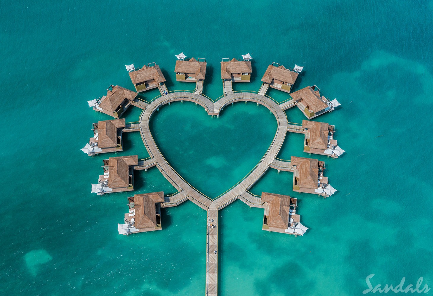 Overwater Bungalows at Sandals from 2 Travel Anywhere | Nashville Bride Guide