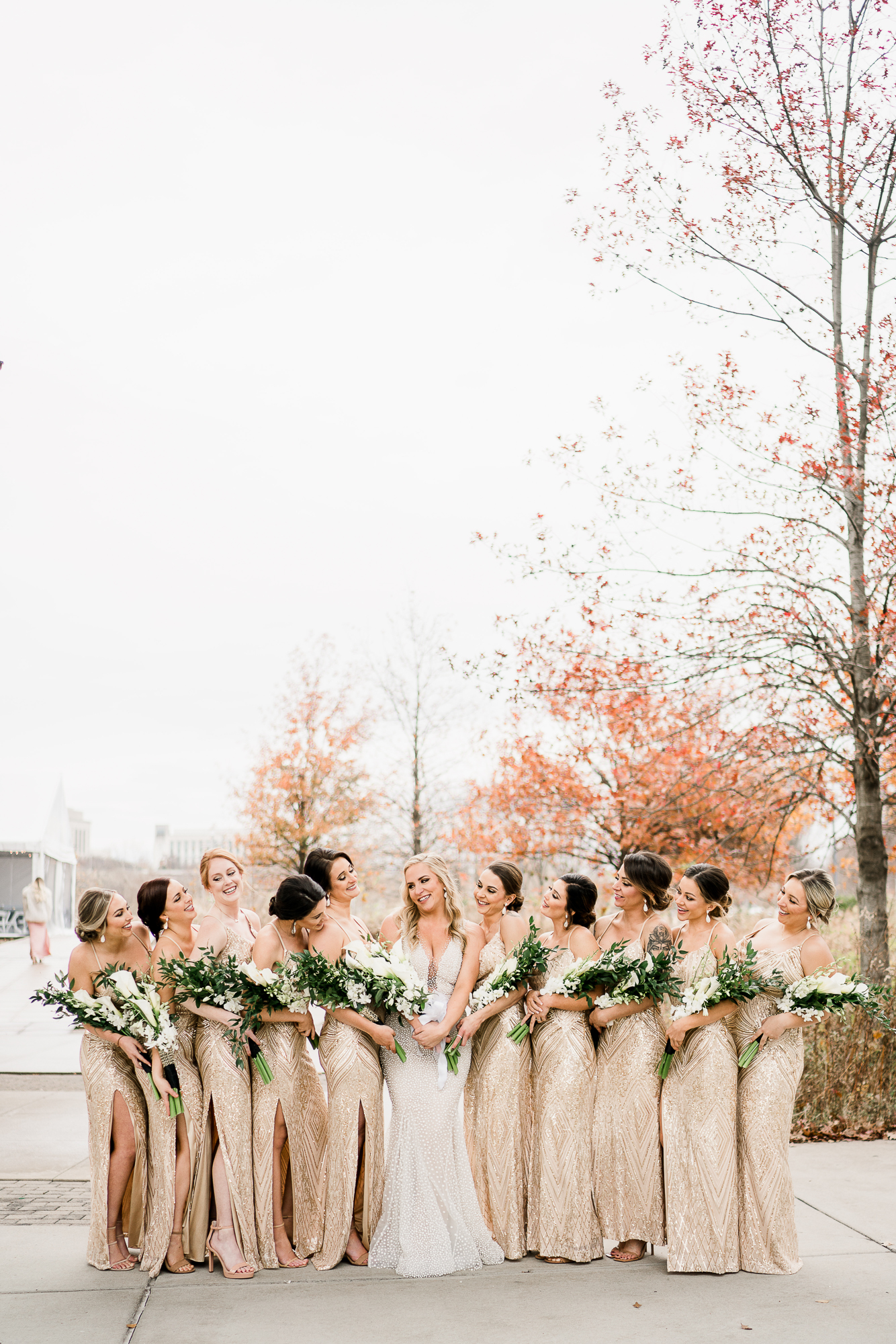 Sparkly Gold Bridesmaid Dresses | Nashville Bride Guide