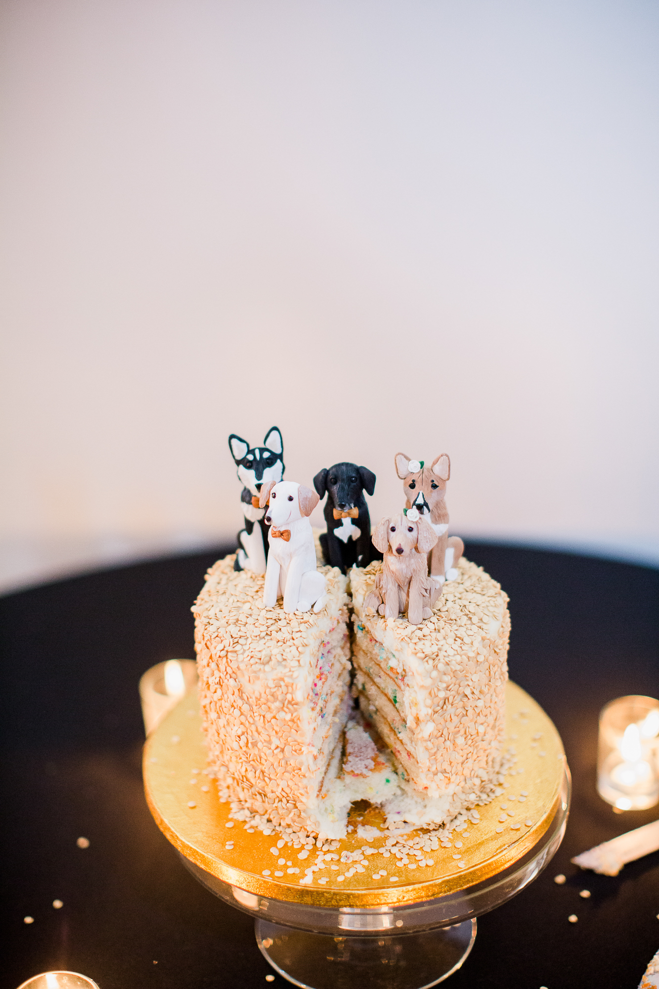 Small wedding cake design with custom cake toppers | Nashville Bride Guide
