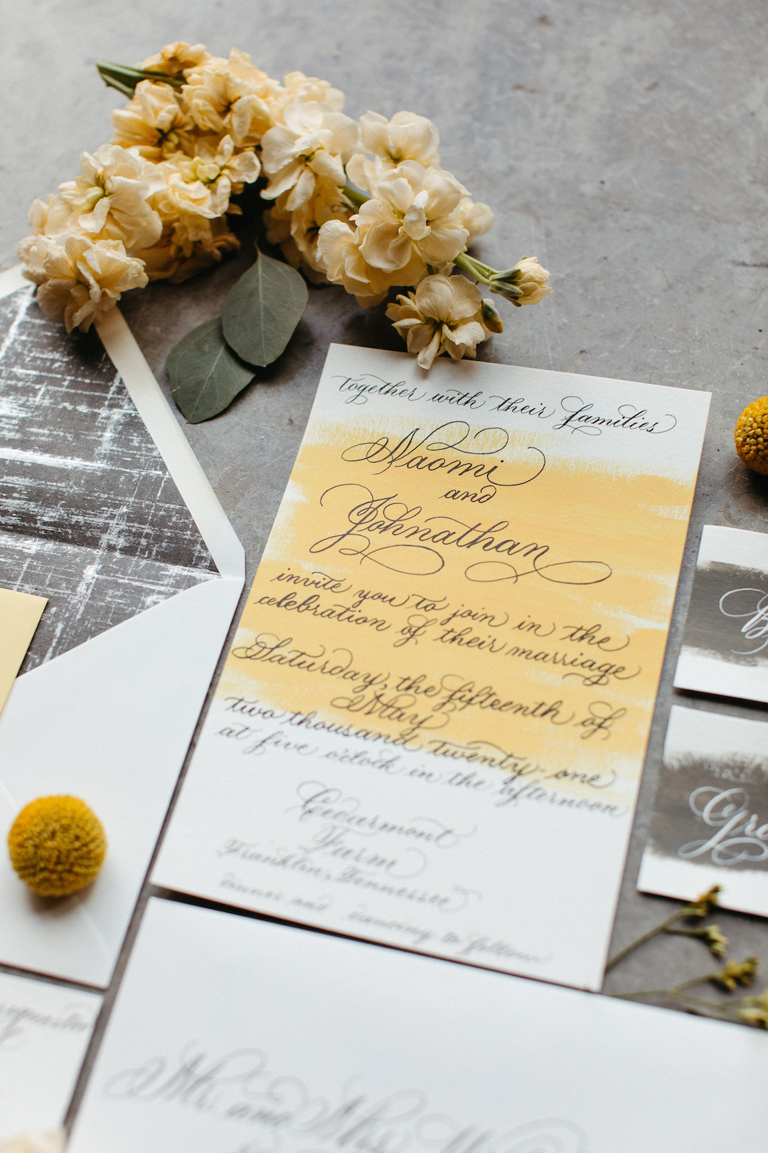 Pantone 2021 colors of the year wedding stationery | Nashville Bride Guide