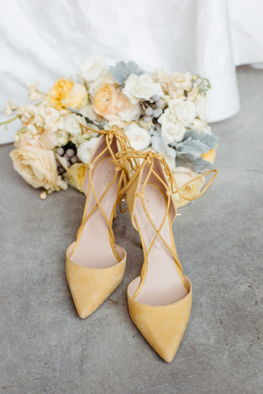 Pantone "Illuminating" wedding shoes | yellow wedding shoes | Nashville Bride Guide