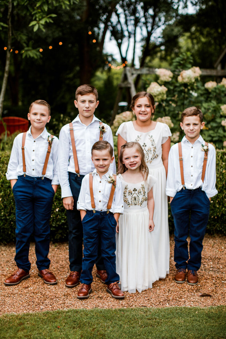 Boho wedding flower girls and ring bearer | Nashville Bride Guide