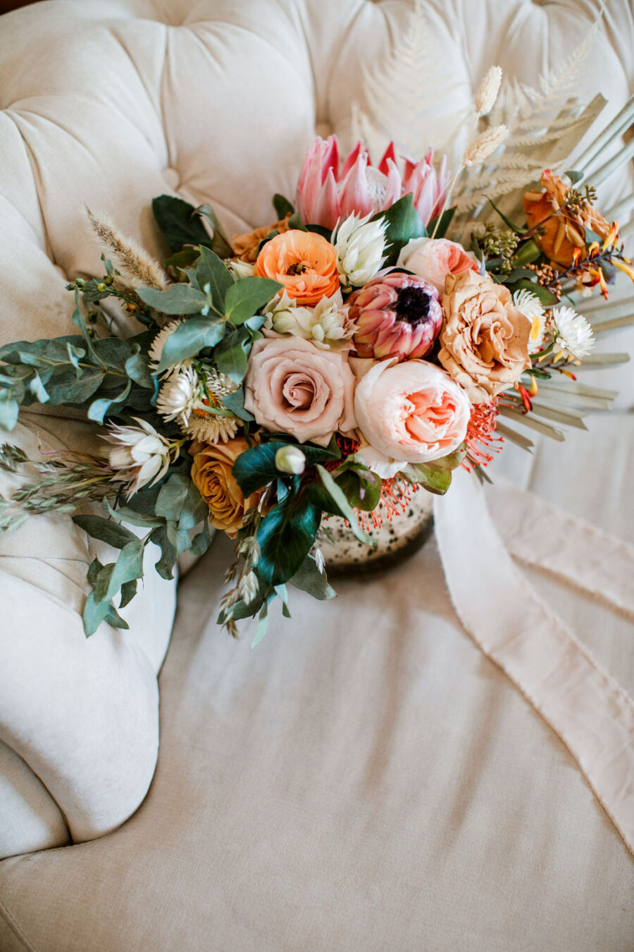 Bright colored boho wedding bouquet | Nashville Bride Guide