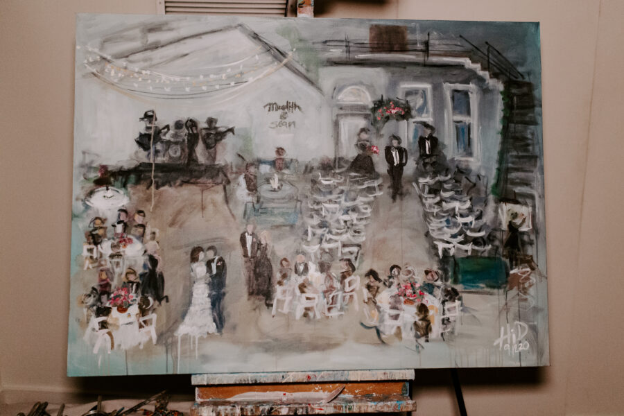 Paint Your Event Live Wedding Painter | Nashville Bride Guide