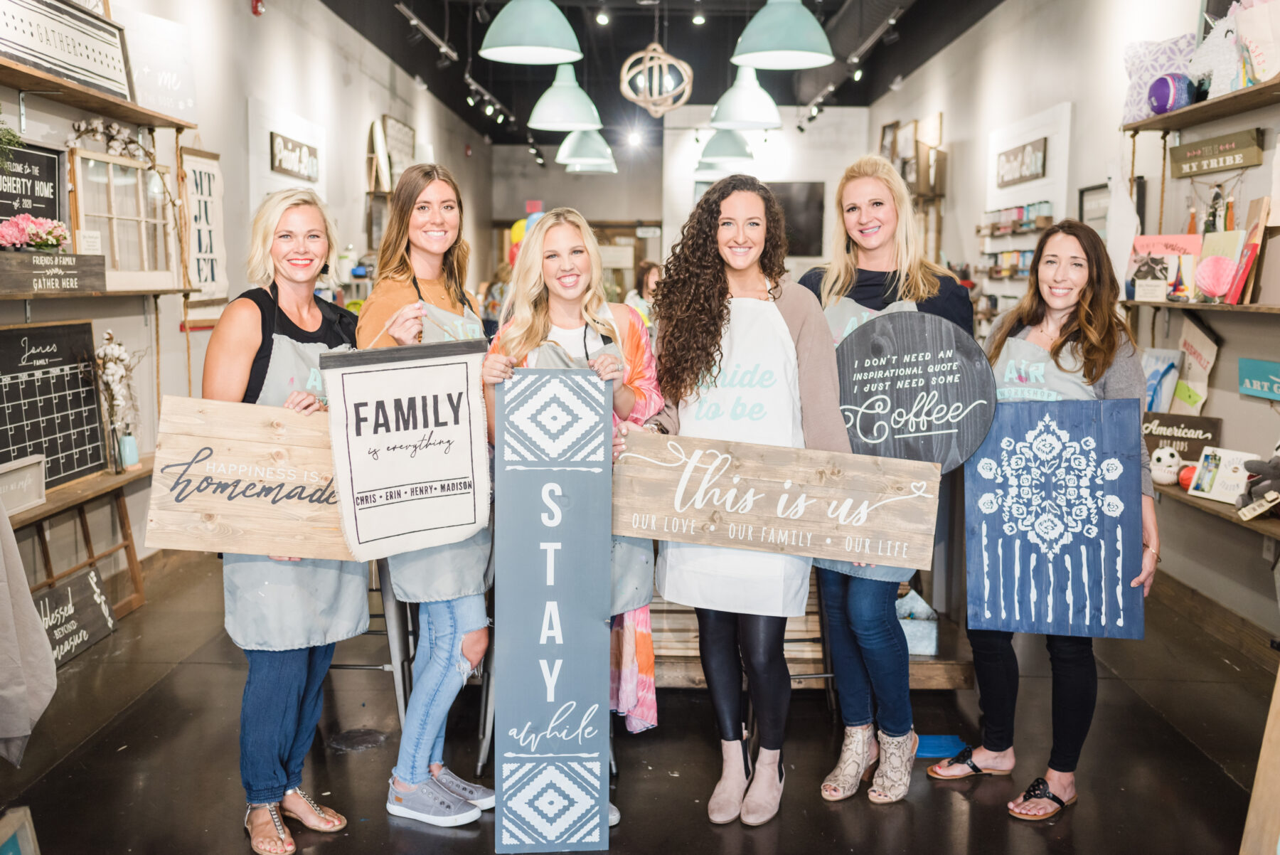 Casey's Bachelorette Party at AR Workshop Mt. Juliet featured on Nashville Bride Guide