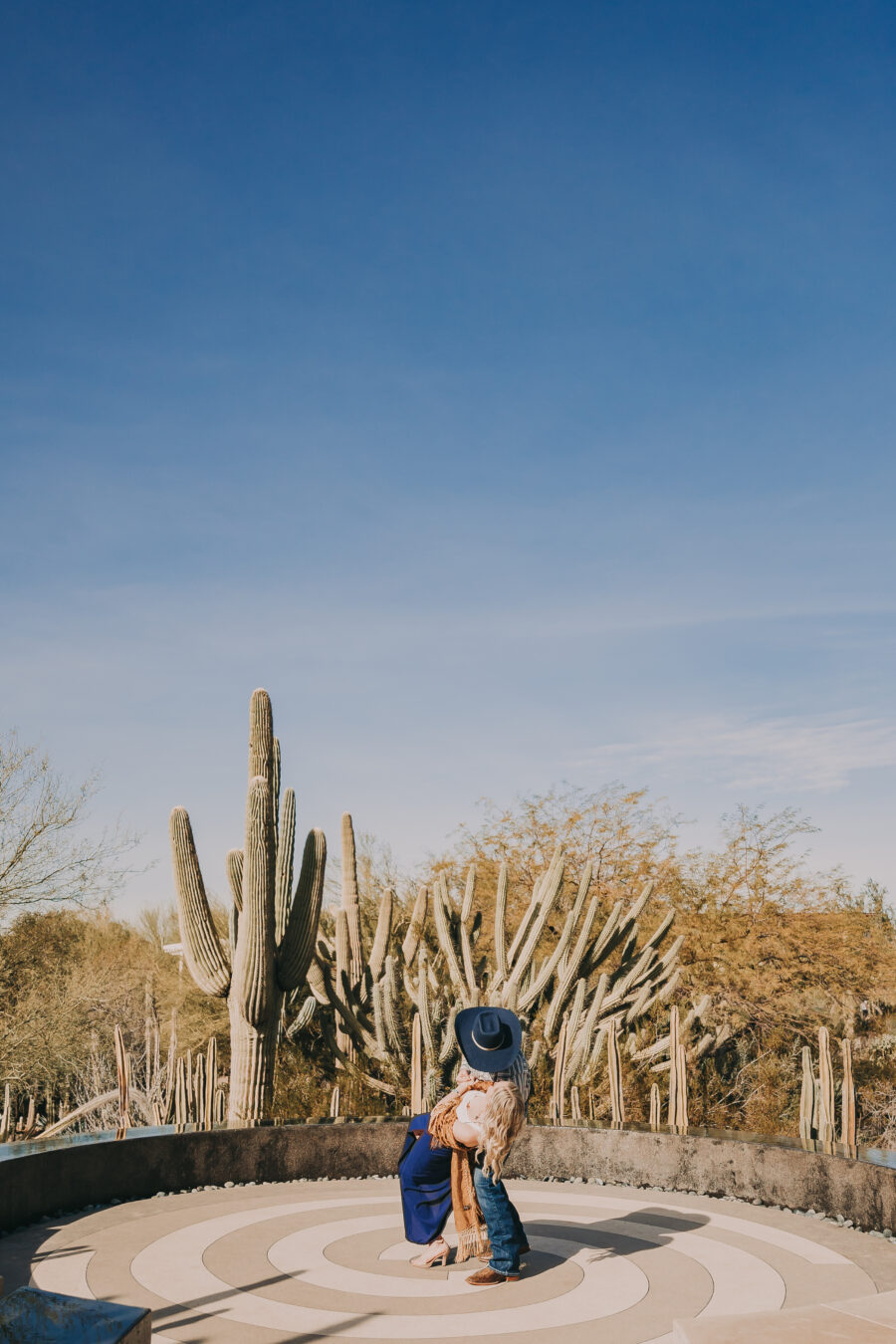 Arizona Cactus Tree Engagement Session by Billie-Shaye Style | Nashville Bride Guide