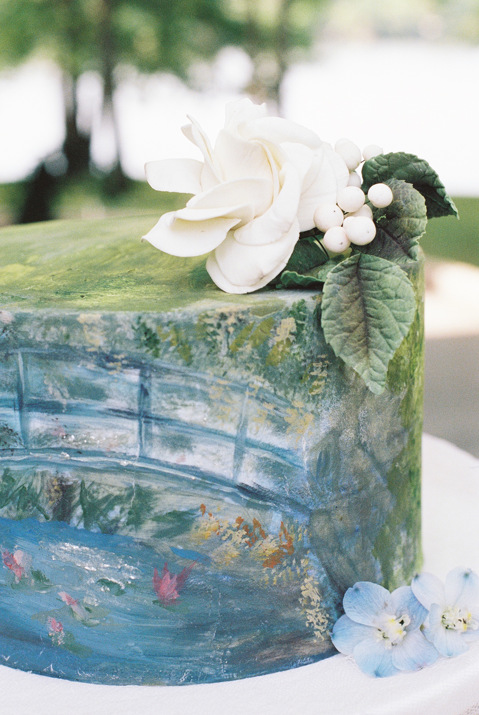 Watercolor wedding cake inspiration