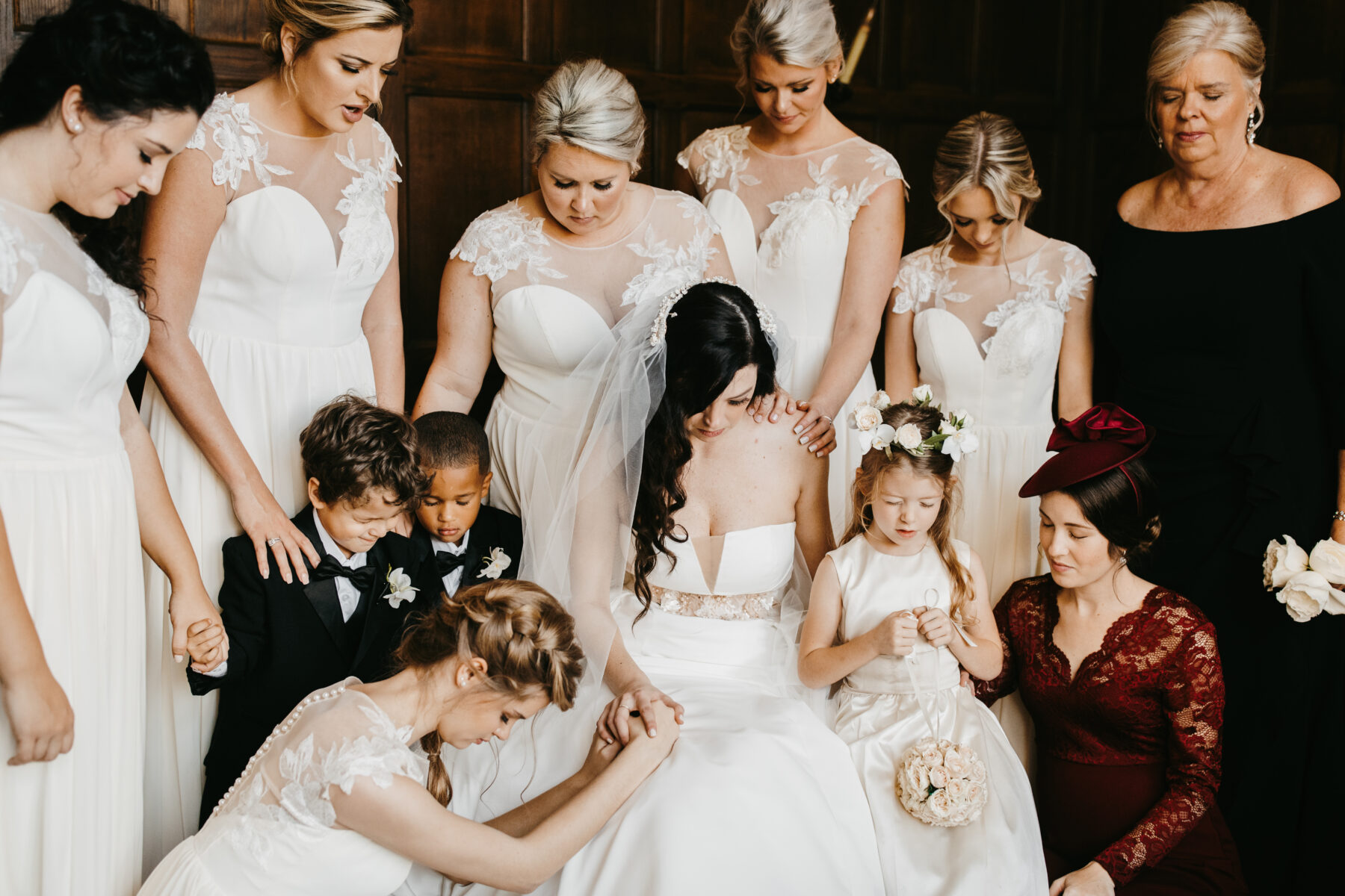 Bridal party wedding prayer | Nashville Bride Guide