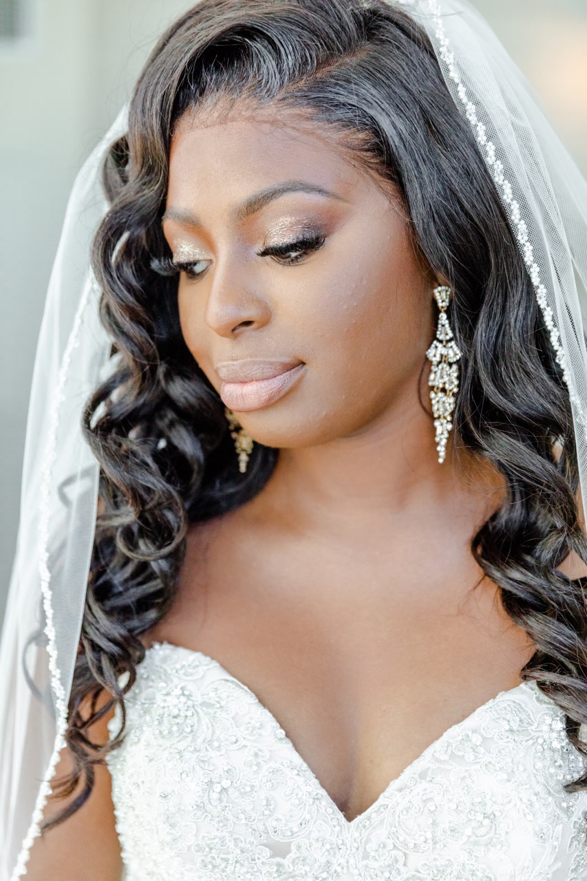 Elegant bridal makeup