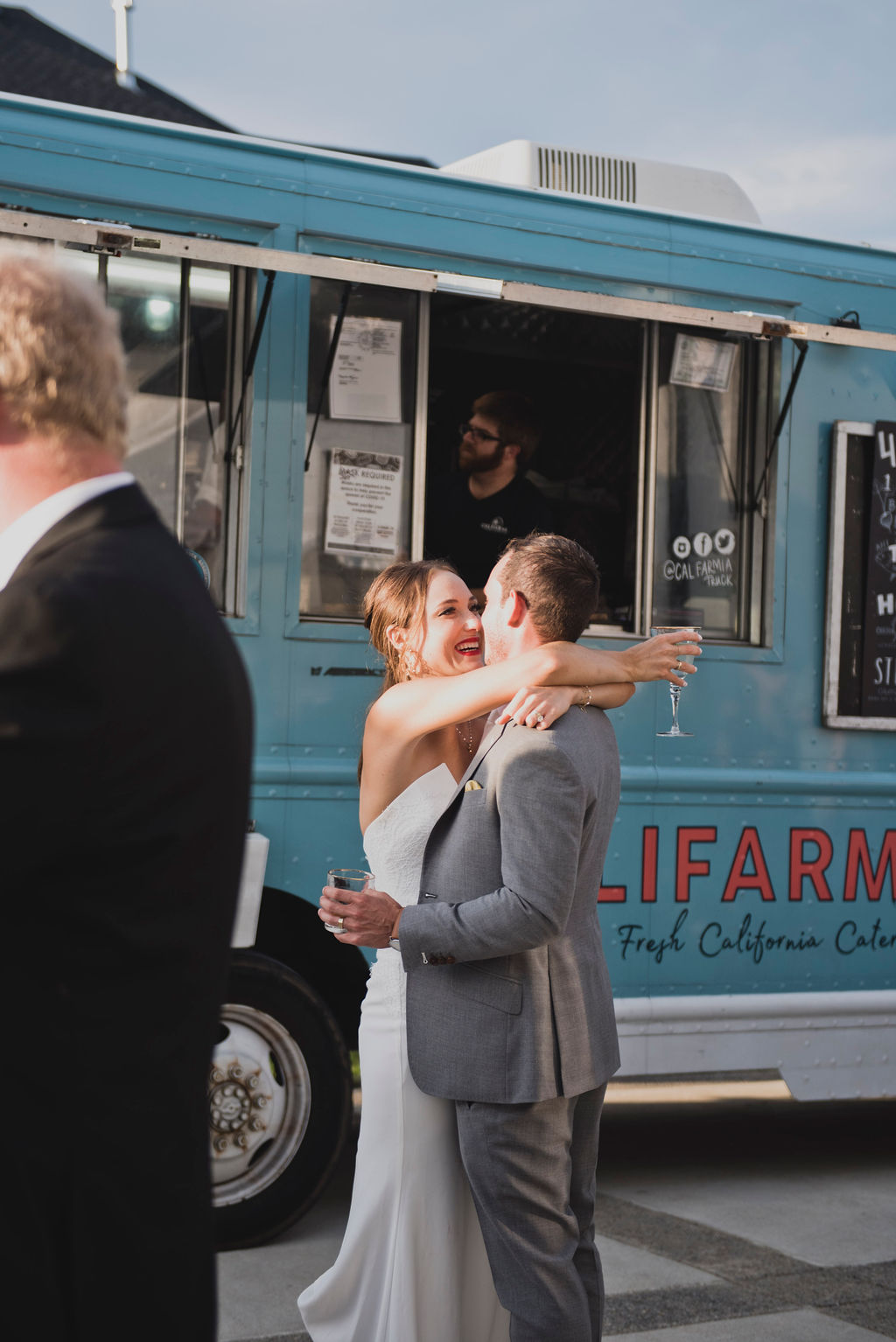 Califarmia food truck for Nashville backyard wedding